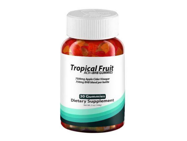 Tropical Fruit ACV+BHB Gummies - 1 Bottle